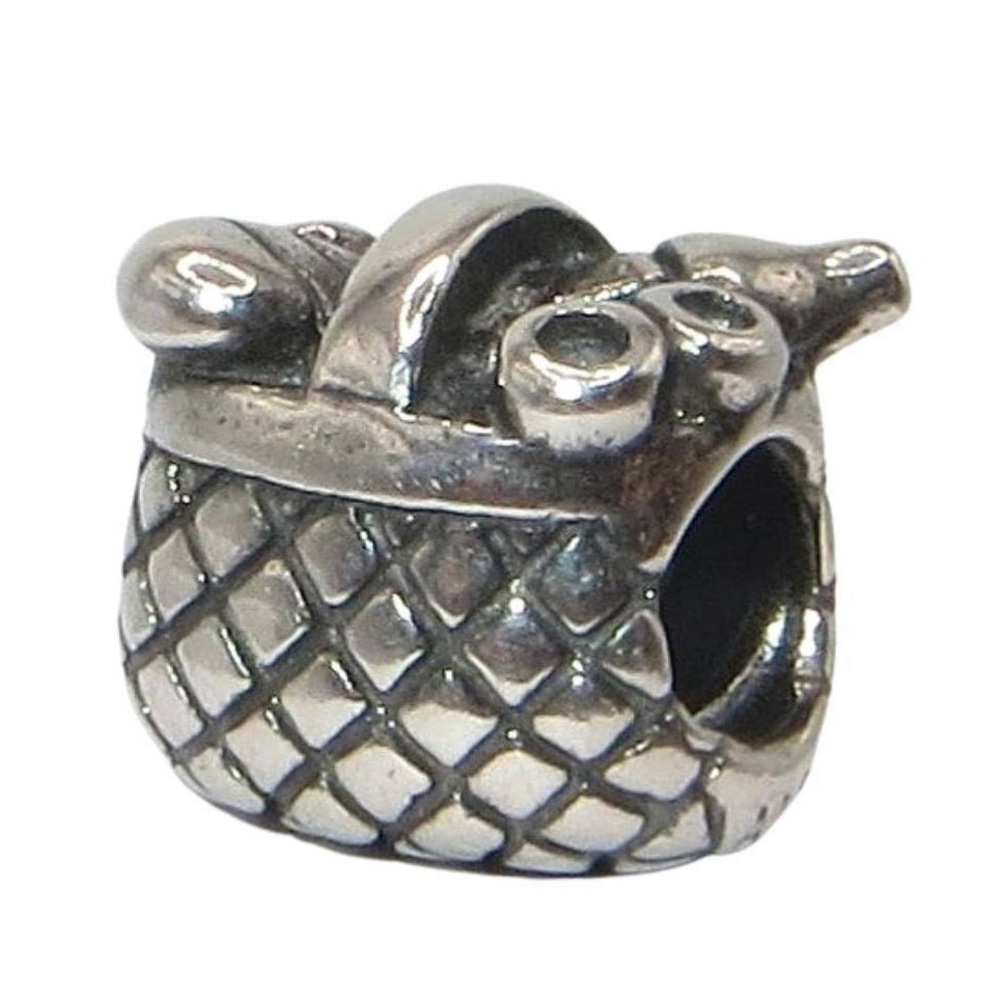 Pandora RARE retired picnic basket charm